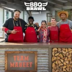 Chef Chi competing on Food Network's BBQ Brawl Season 7